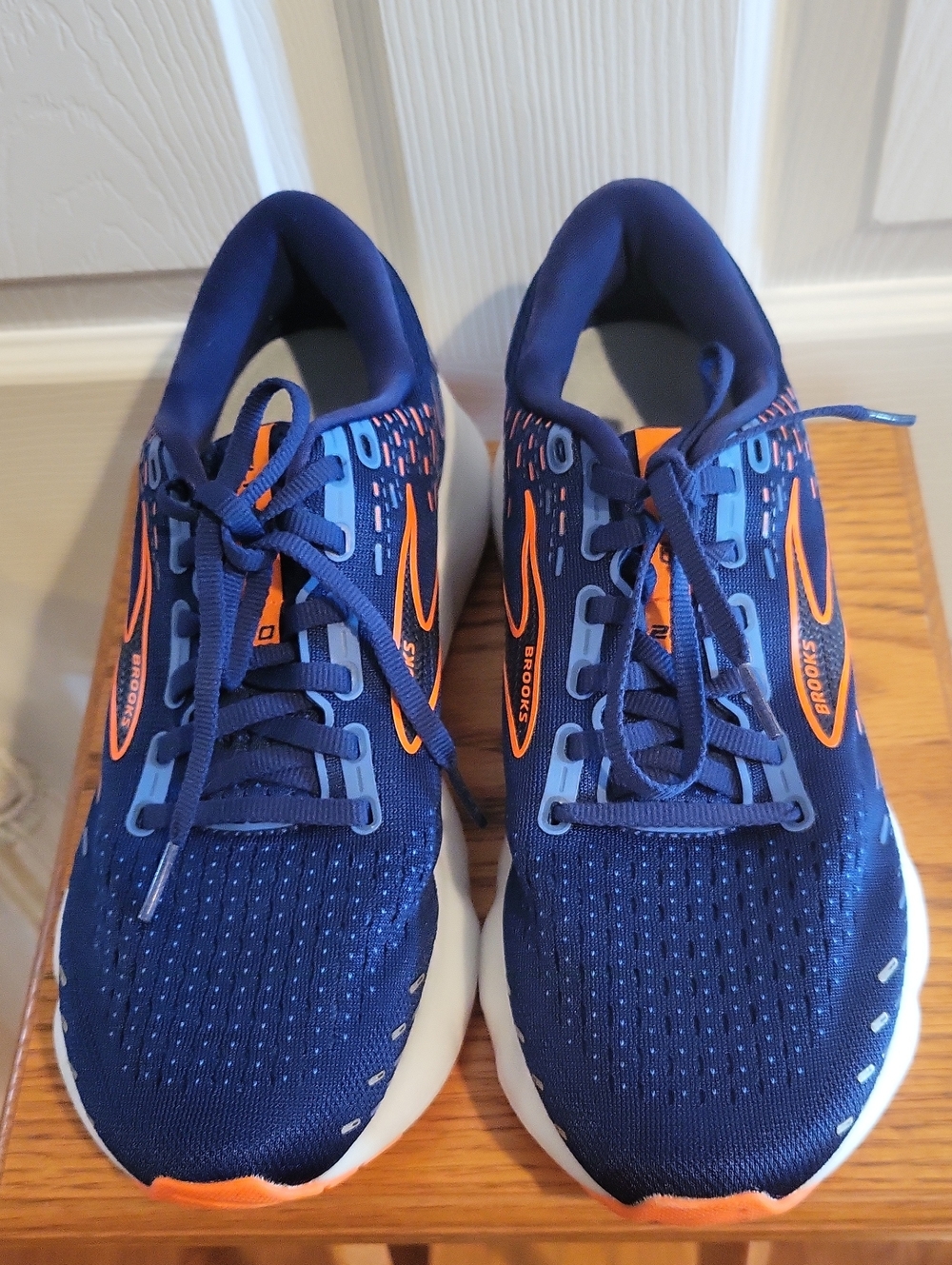 Brooks Glycerin 20 Men's Running Shoes Size 8 Wide (2E) Blue/Orange